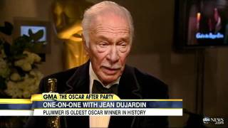 Oscars 2012: Christopher Plummer, Jean Dujardin Discuss Wins at 84th Annual Academy Awards