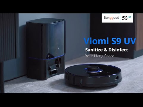 Viomi ALPHA S9 UV Sterilization Robot Vacuum Cleaner丨Mijia APP Control - Banggood New Tech