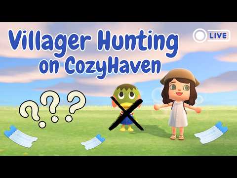 Villager Hunting on My Forever Island | ACNH Live Stream