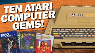 10 Atari 8-bit Computer Games You MUST PLAY on THE400 Mini!