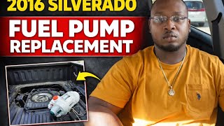 How To Replace Fuel Pump on 2016 Chevy Silverado | Bed Lift Method + Showing All 6 Bed Bolt