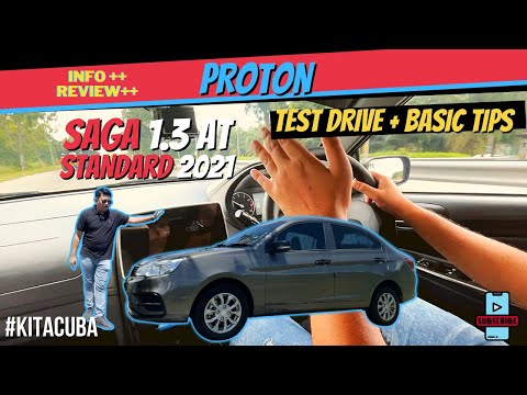 TEST DRIVE (sound proof macam CONTI) & WAJIB TAHU Basic TIPS SAGA 1.3 AT STANDARD 2021 | (EP42)