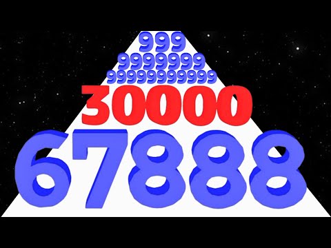 Merge Number Run Master (vs) Smash Runner - Level Up Number (NOOB vs PRO vs HACKER) New Update