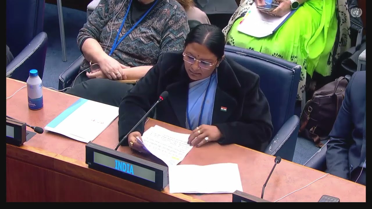 India delivers statement at 64th session of the Commission for Social Development