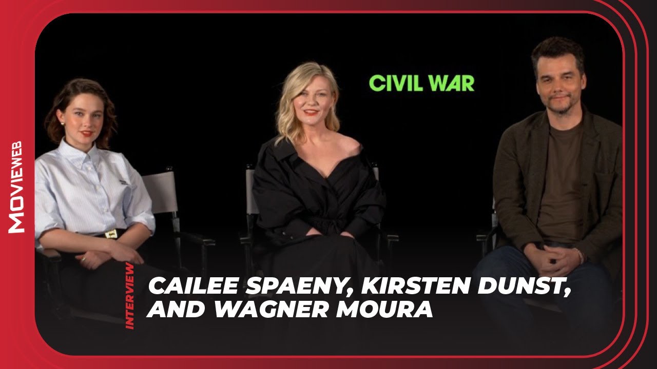 Civil War Stars Kirsten Dunst, Cailee Spaeny & Wagner Moura on the 'Cautionary Tale' | Interview