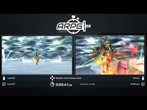 ARPGME 2018 - Dissidia: Final Fantasy | Any% | by Leonis07 & Mizzow