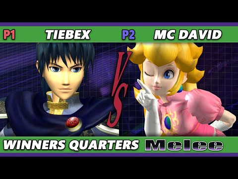 S@X 457 Winners Quarters - tiebex (Marth) Vs. MC David (Peach) Smash Melee - SSBM