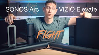 Vizio Elevate vs. Sonos Arc Soundbar System