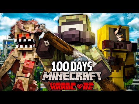 I Survived 100 Days in a ZOMBIE APOCALYPSE in Minecraft Hardcore..