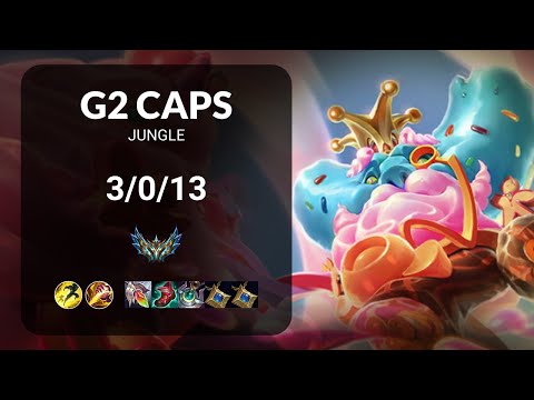 G2 Caps Ivern vs Nidalee JUNGLE - EUW1 CHALLENGER Patch 14.13