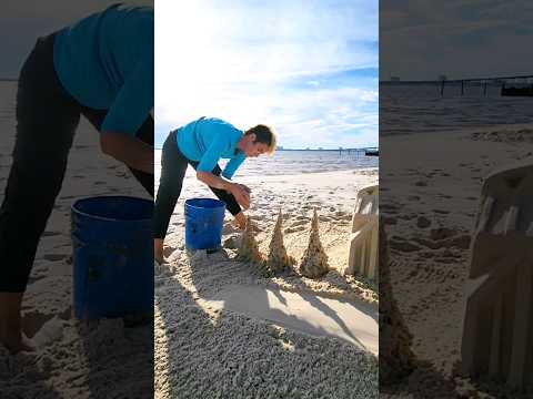 Mississippi sand #sand #sandcastle #sandsculpture #process #sandart #satisfying #sandasmr #asmr