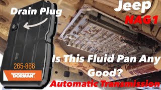 Jeep Wrangler JK JKU - 90k Transmission Fluid & Filter Service + DOORMAN Pan With DRAIN PLUG Upgrade