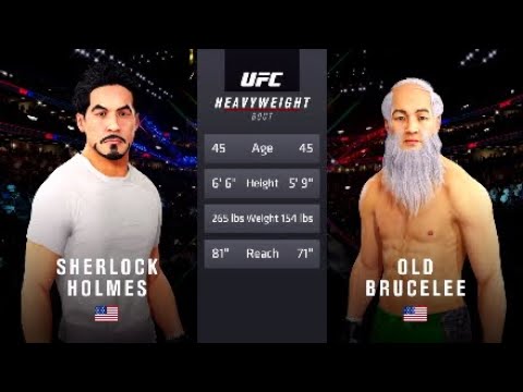 Sherllock Holmes vs. Old Bruce Lee - EA sports UFC 4