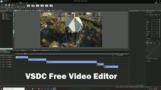 VSDC Free Video Editor - Basic Editing Tutorial Using Drone Footage