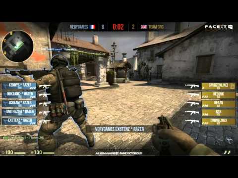 FACEIT TV - Mad Catz CS:GO Invitational (Group Stage VERYGAMES vs. TEAM CRG)