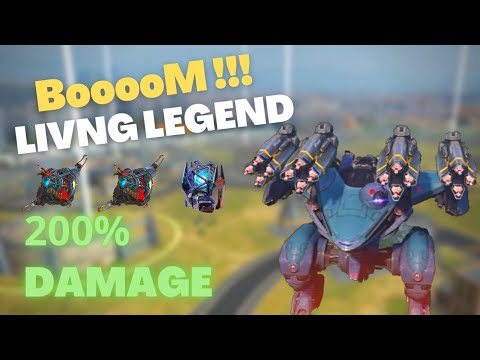 Crisis Thermite - Living Legend / War Robots Test Server Gameplay
