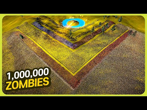 Can 26,000 Humanity ARMY Stop 1,000,000 Zombies? - Ultimate Epic Battle Simulator 2 UEBS 2 (4K)