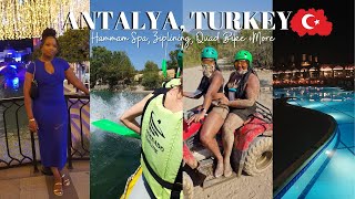 ANTALYA TURKEY TRAVEL VLOG 2023: OUR FIRST GIRLS TRIP || SWANDOR HOTEL ROOM TOUR || TURKISH BAZAAR