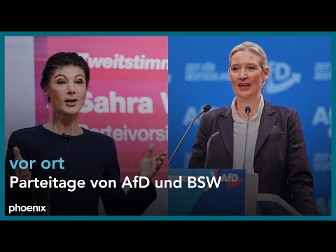 Video Thumbnail: phoenix vor ort: Parteitage AfD und BSW | 12.01.2025