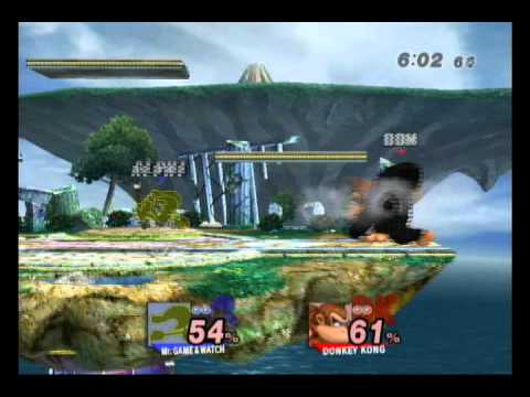 SSBB Wifi - DDM (DK/Snake) vs Alphicans (GnW) 2