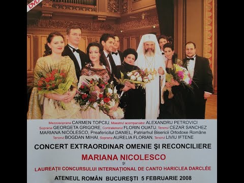 MARIANA NICOLESCO & CONCERT EXTRAORDINAR OMENIE SI RECONCILIERE - ATENEUL ROMAN 05.02.2008