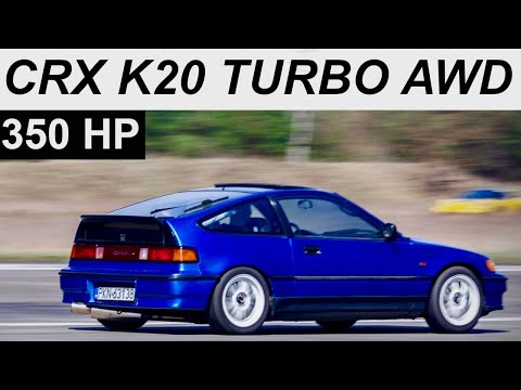 Honda CRX k20a2 TURBO AWD | 350 HP |