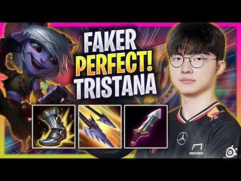 FAKER PERFECT GAME WITH TRISTANA! - T1 Faker Plays Tristana MID vs Galio! | Season 2025