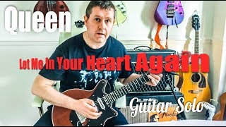 Queen - Let Me In Your Heart Again - Guitar Solo Tutorial (Guitar Tab)