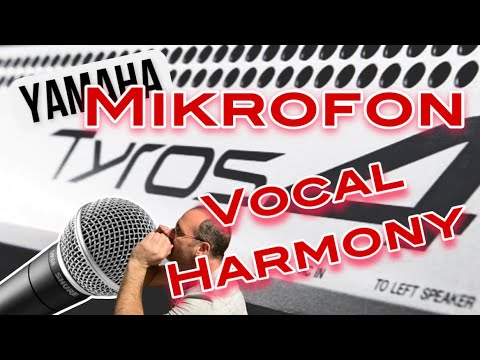 Yamaha Tyros 4 - Mikrofon und Vocal Harmony