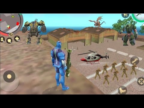 rope hero vice town new military base | update 5.7 | Secret tricks