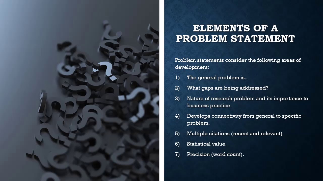 The Dissertation Journey - Module 4: Developing a Problem Statement Pt. 2
