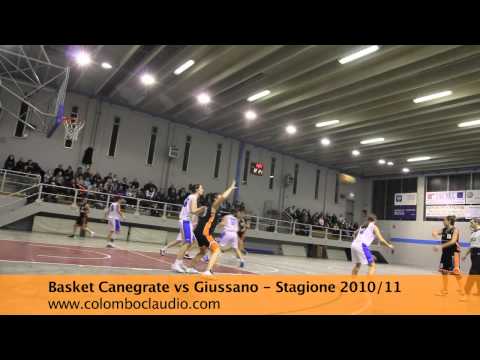 Basket Canegrate vs Giussano - Stagione 2010/11 - Canestro di Bonetti