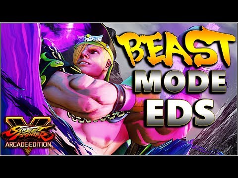 SFV AE - Beast Mode ED  | Compilation & Matches - SF5