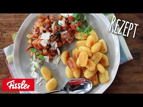 Gratiniertes Ratatouille mit gebratenen Gnocchi zum Nachkochen