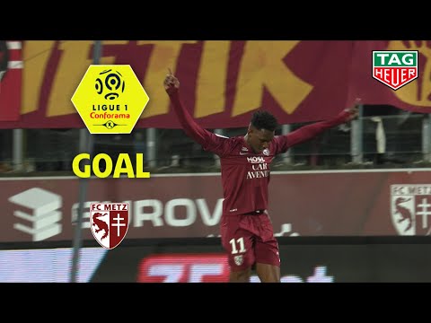 Goal Opa NGUETTE (44') / FC Metz - AS Saint-Etienne (3-1) (FCM-ASSE) / 2019-20