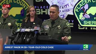 LIVE | Cold case arrest in Placer County
