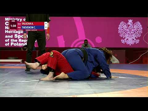 Round 3 Women's GP GI - 90 kg: A. FALKOVA (RUS) v. C. THEVENON (FRA)