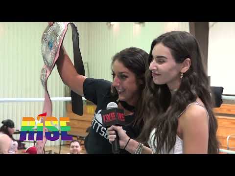 Alicia Atout In Ring with Britt Baker from RISE 7.5 - STEEL