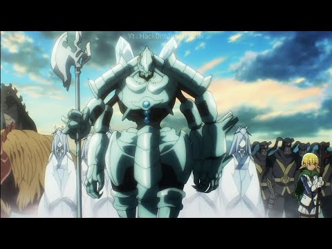 Cocytus Leads the Army Accompanied by Aura and Mare - Overlord Season 4