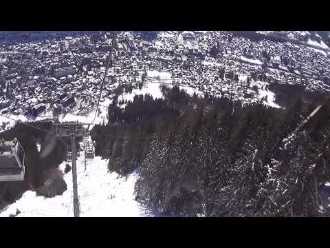 Discesa integrale cabinovia Poma "Planpraz" - Chamonix Mont Blanc / Télécabine / Kabinenbahn