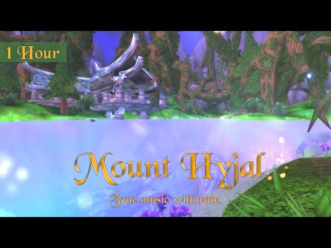 Mount Hyjal Music & Water Ambience (1 hour, World of Warcraft) for Relaxing, Sleep, Meditation, ASMR
