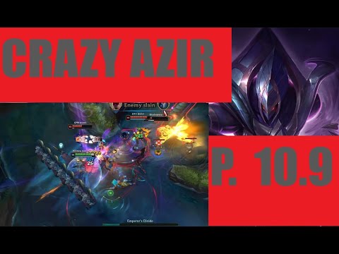 CRAZY Azir game vs Kev1nTV Orianna | Witness Azir 10.9 Grandmaster | Best Azir EUW
