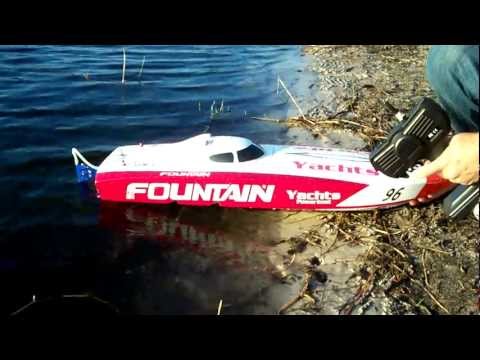 Stock Fountain RC Mono hull Brushless 65mph  Review