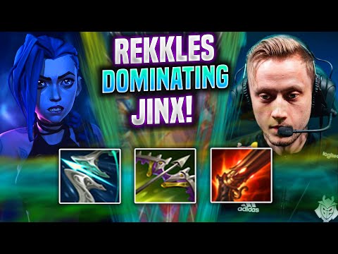 REKKLES DOMINATING WITH JINX! - KC Rekkles Plays Jinx ADC vs Aphelios! | Season 2022