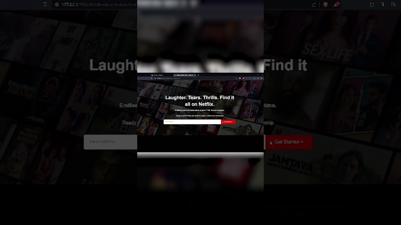 Github repo link = https://github.com/Satya-Prakash-Dwivedi/netflix-clone