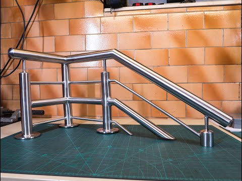 4. Teil Geländerbau, schweißen mit Edelstahl/V2A