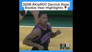 2008 #KiaROY Derrick Rose Rookie Year Highlights 🌹