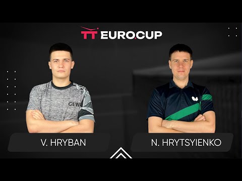 18:25 Vadym Hryban - Nazarii Hrytsyienko 10.04.2025 TT Euro.Cup Ukraine Elite TABLE 3