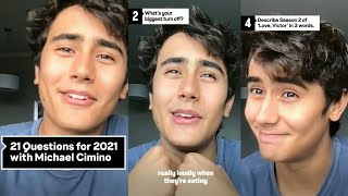 21 Question for 2021 with Michael Cimino including hw it felt 2 wear iconic jacket | Love, Victor video