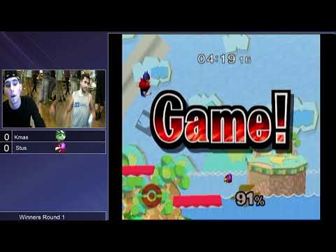 MMOM159 SSBM - Stus (Falco) vs. Kmas (Jigglypuff) - Melee WR1